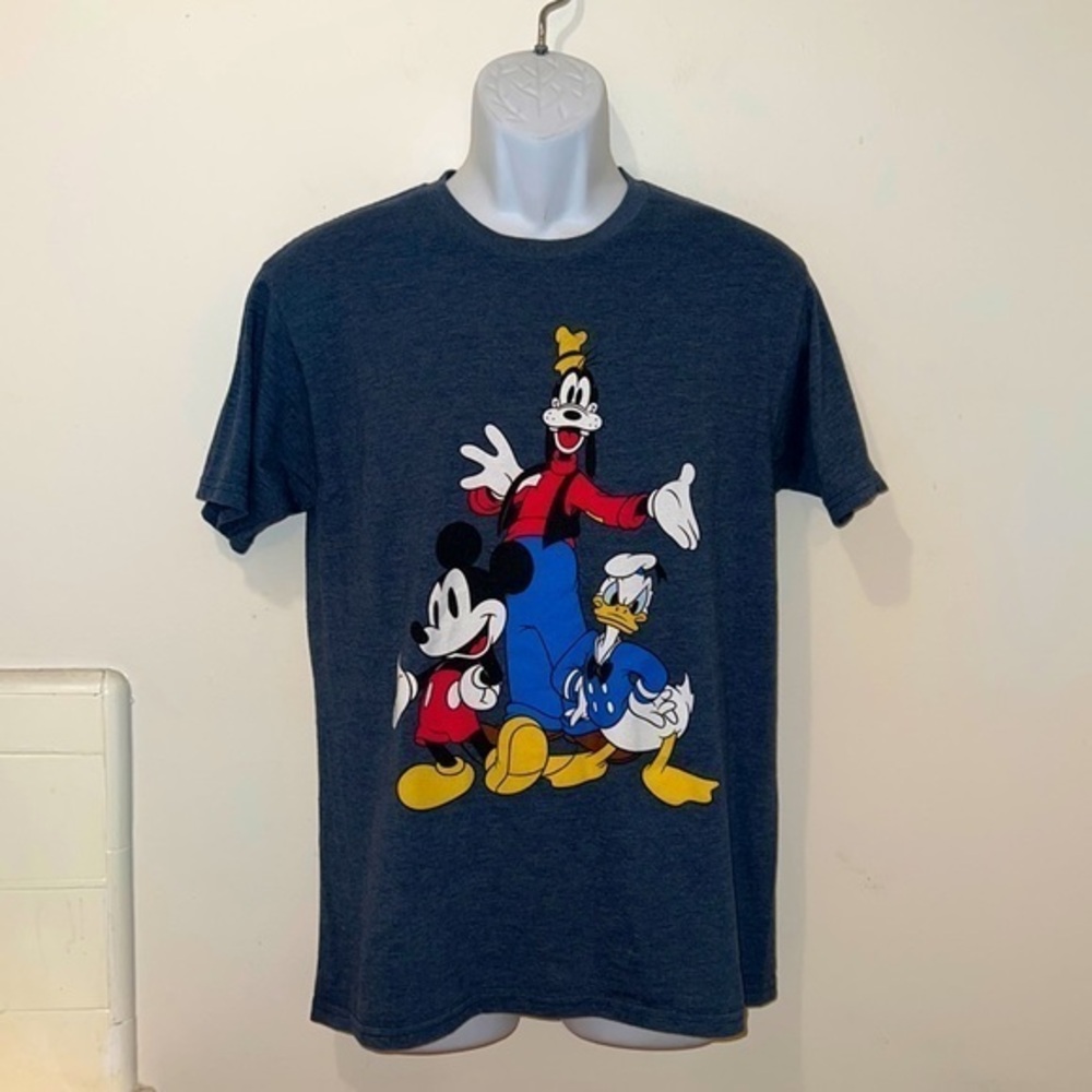 Unisex Disney Trio Mickey Mouse, Goofy, and Donald Duck Graphic Tee